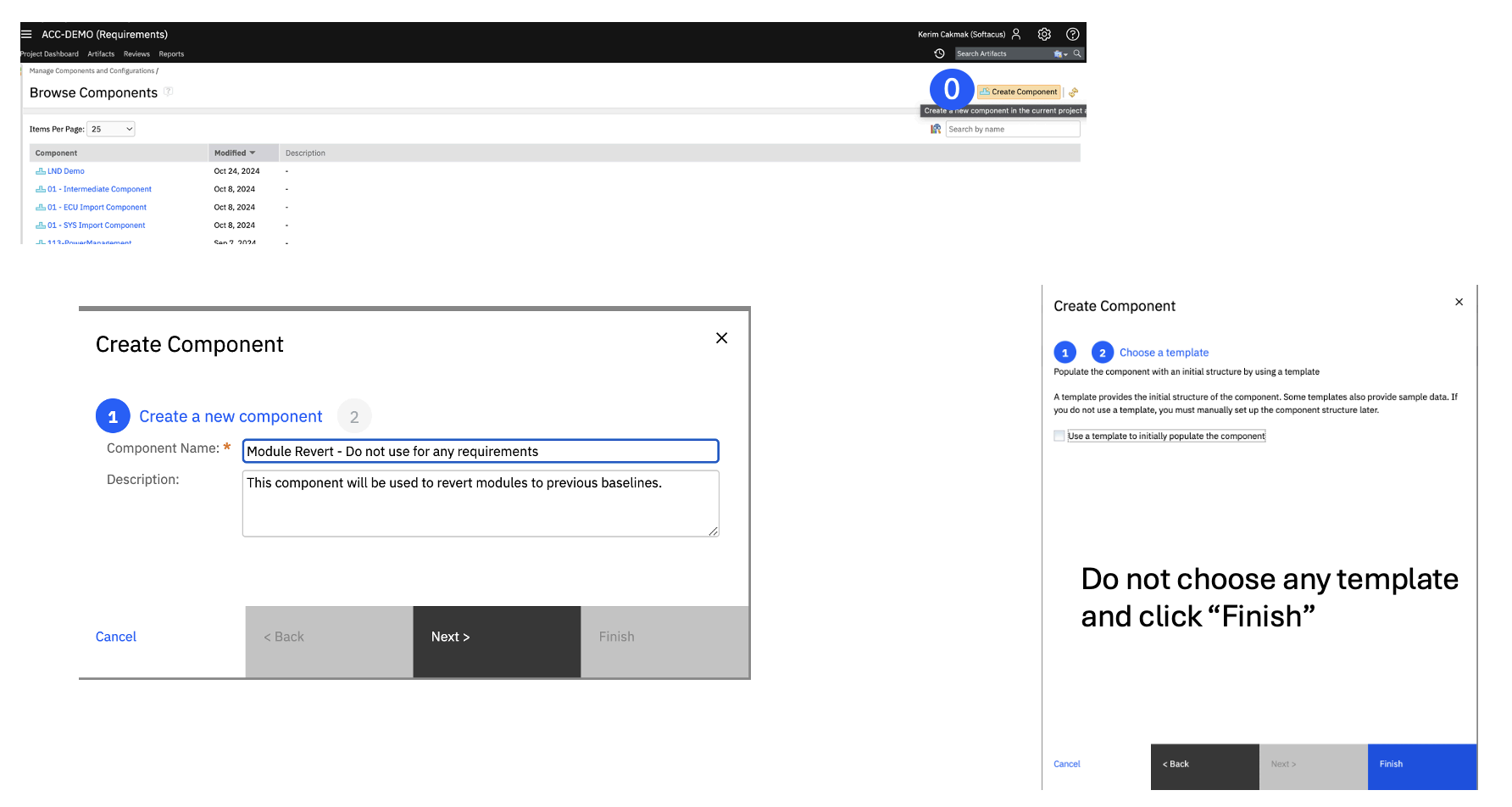 How to create component